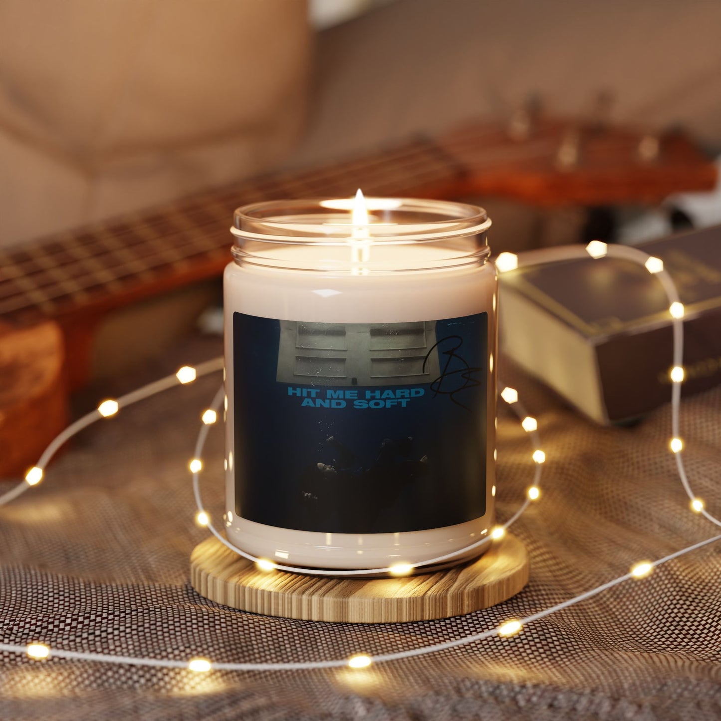 Hit Me Hard and Soft Custom Candle